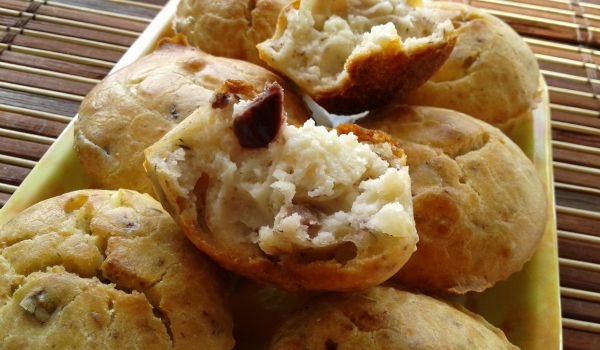 Солени мъфини с оризово и пшеничено брашно