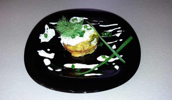 Солени мъфини със сос