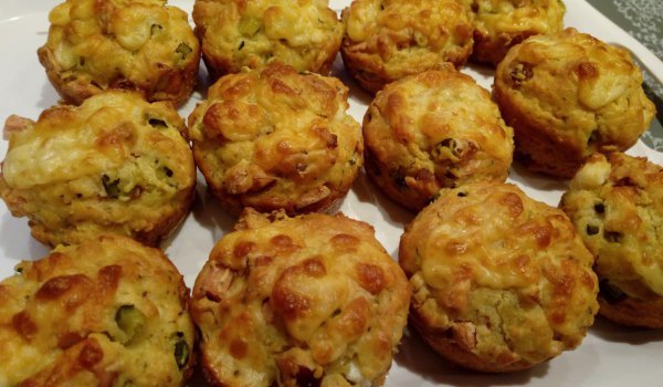 Солени пица мъфини