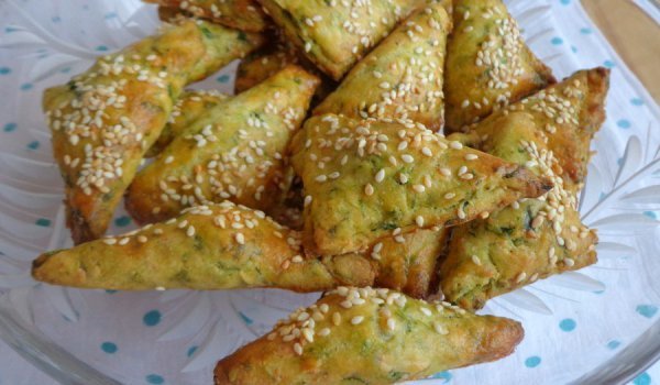 Соленки със спанак и маслинка