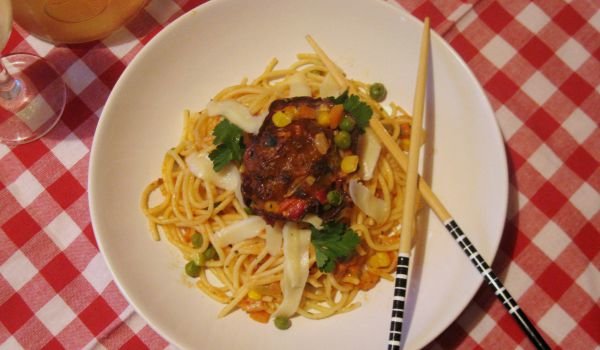 Спагети Целувка на вкусове