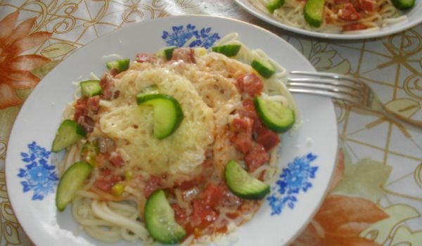 Спагети Забързаната домакиня