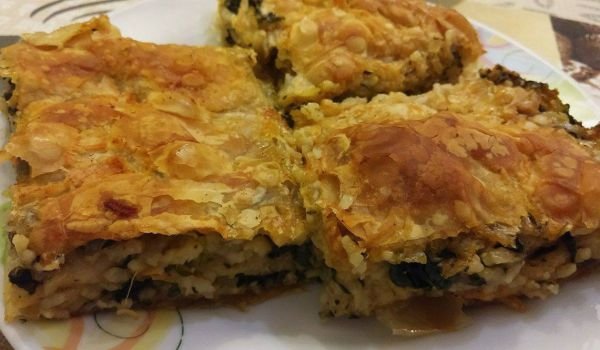 Спаначена баница с ориз