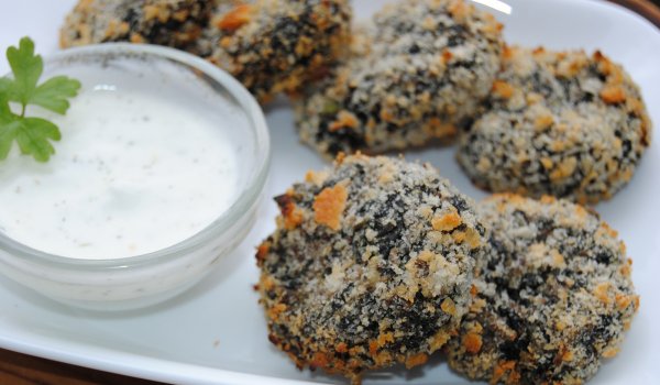 Спаначени Кюфтета без Яйца