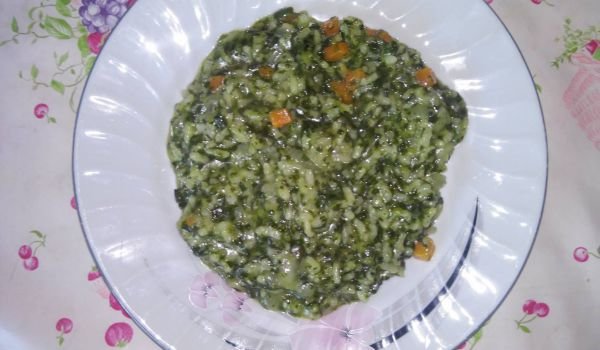 Спанак с ориз и булгур