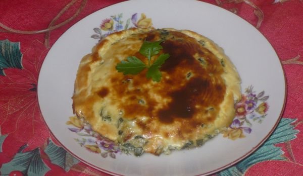 Спанак с шунка