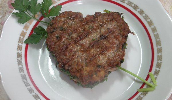 Стек с кайма за Свети Валентин