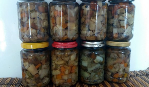 Стерилизирани бланширани манатарки