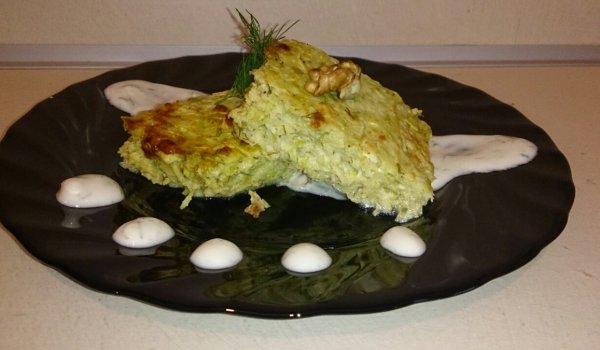 Суфле от тиквички с кашкавал