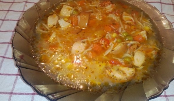 Супа асортимент с кренвирши