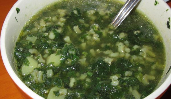 Супа коприва с ориз