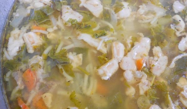 Супа от агнешки чревца с фиде