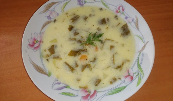 Супа от картофи и спанак