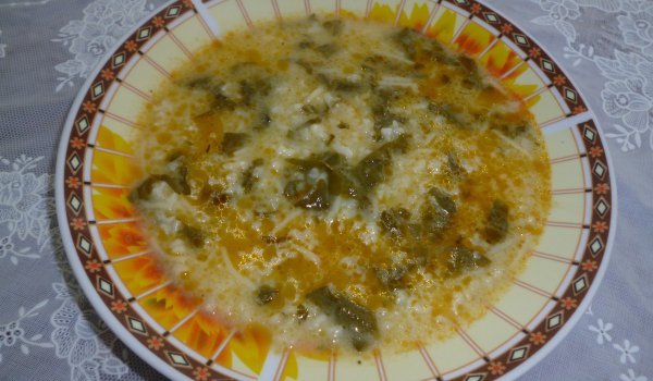 Супа от лапад с ориз и фиде - Моята Рецепта