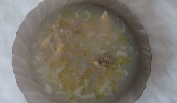 Супа от пиле с лук