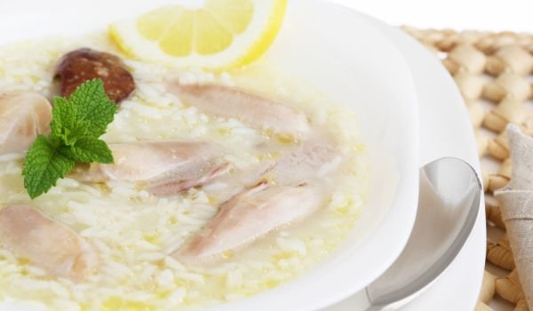 Супа от пилешки дреболии по италиански