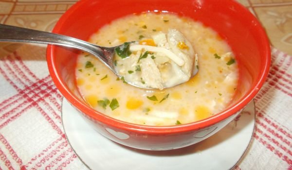 Супа с месо, картофи и фиде