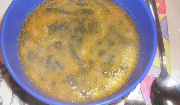 Супа с пресен лапад