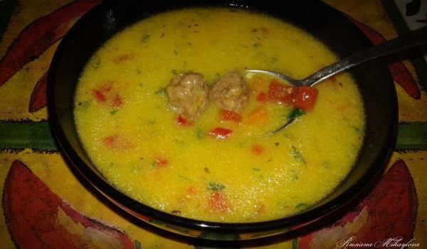 Супа топчета по градинарски