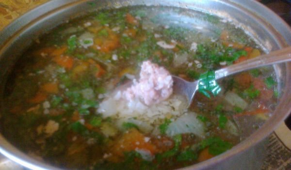 Супа топчета с целина