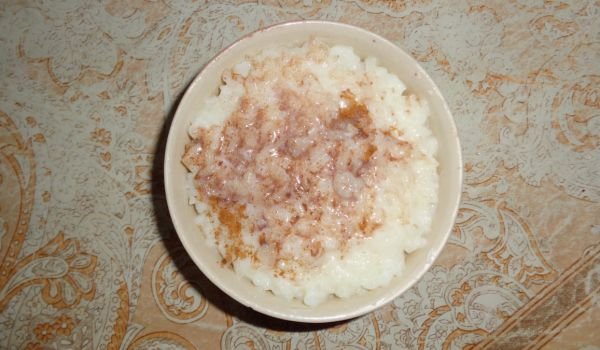 Сутляш с прясно мляко и вода