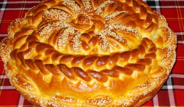 Сватбена питка с роза