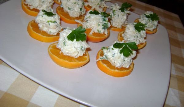 Свежа разядка с целина и мандарини