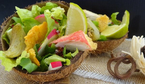 Свежа зелена салата Фантазия