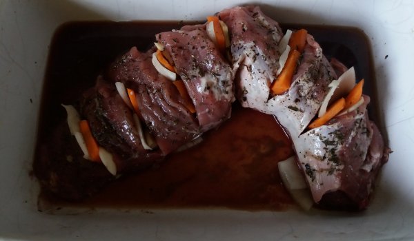 Свинска рибица на фурна