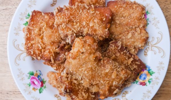 Свински дроб пане