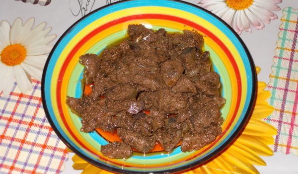 Свински дроб по селски