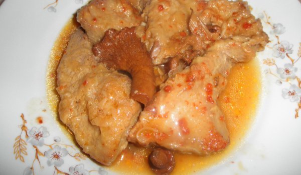 Свински пържоли от бут с пачи крак