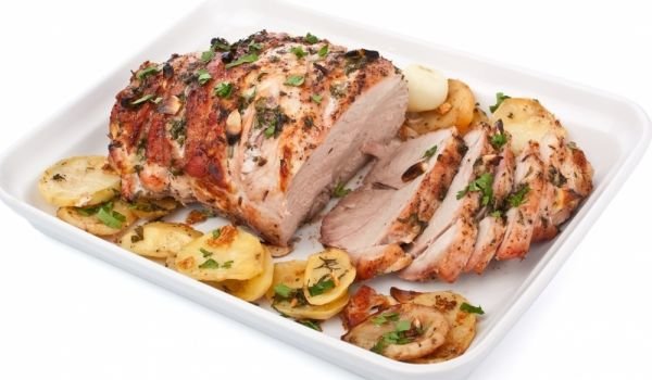 Свински врат с глазура