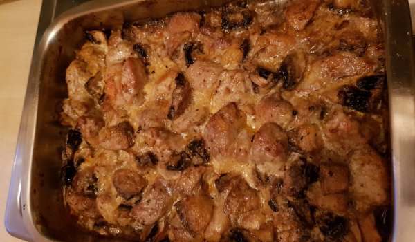 Свинско с гъби