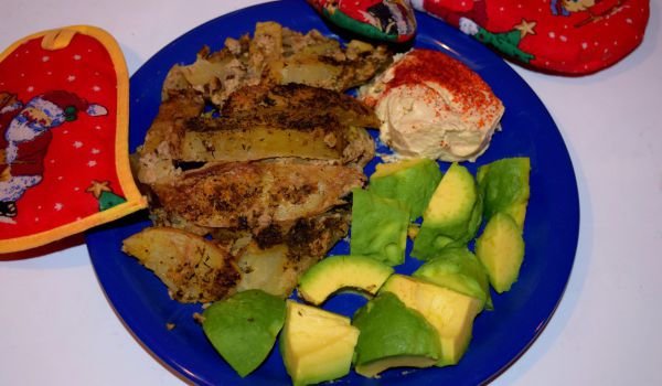 Таханови картофки с гарнитура