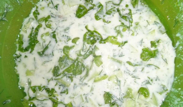 Таратор с краставици и маруля