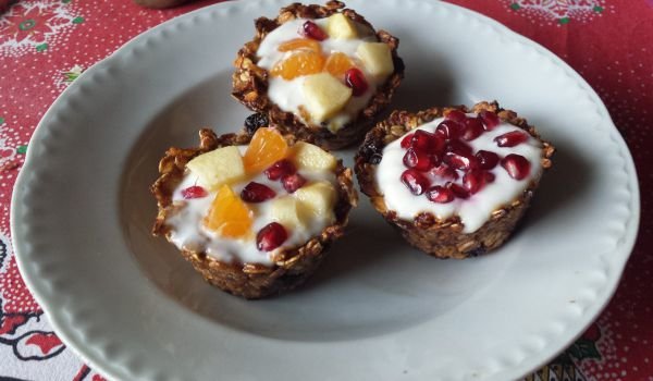 Тарталети с овесени ядки