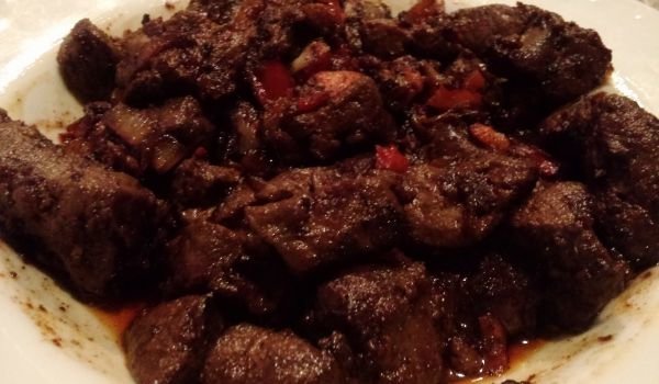 Телешки дроб по механджийски