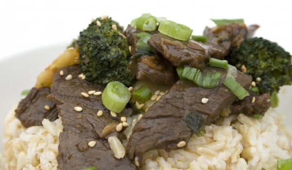 Телешки дроб с ориз