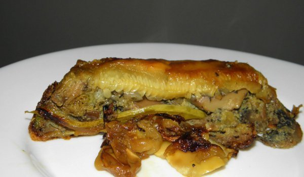 Тиквички с гъби