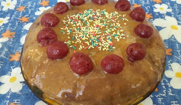 Торта без яйца и мляко