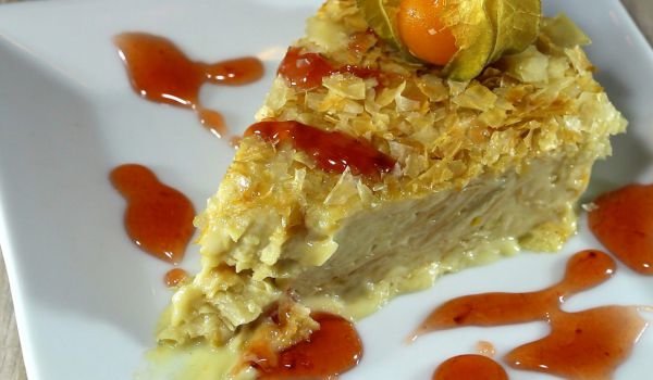 Торта Наполеон с готови кори