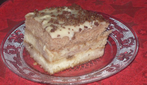 Торта с домашен крем и орехи