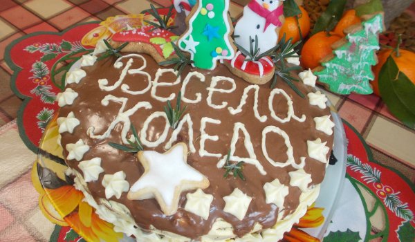 Торта Весела Коледа