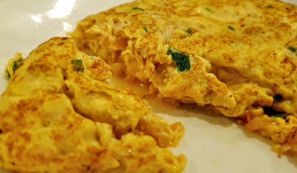 Тортиля с риба Треска (Tortilla de Bacalao)