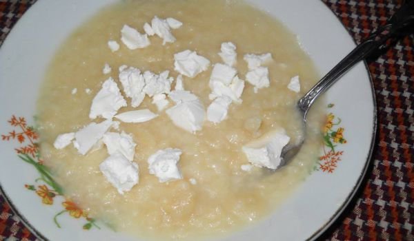 Триеница с прясно мляко