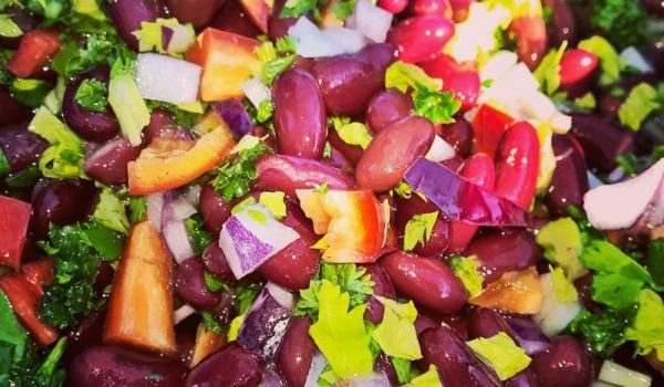 Цветна веган салата