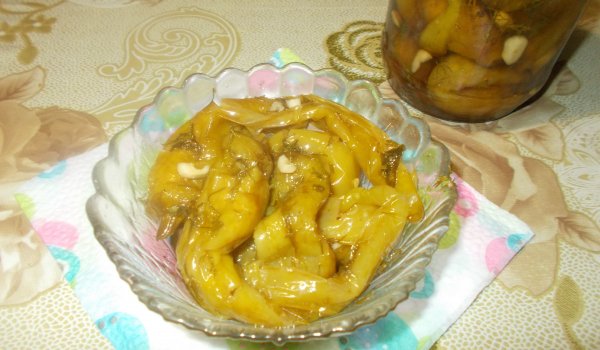 Туршия с пържени чушки