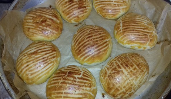 Турски набраздени питки с кисело мляко