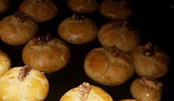 Турски сладки с грис Шекерпаре